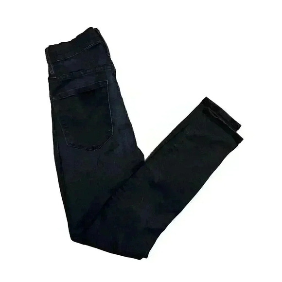Frame Ali High Rise Cigarette Noir Black Jeans Pants Size 25 - Picture 4 of 7